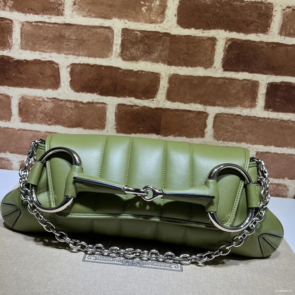 Firstbag ru BIG SHOULDER CHAIN BAG HORSEBIT GUCCI 0821